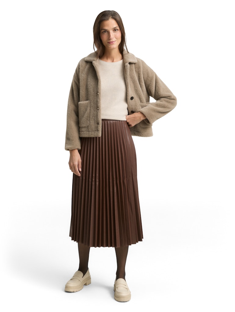 Tom Tailor Damen Rock Dark Pecan Brow