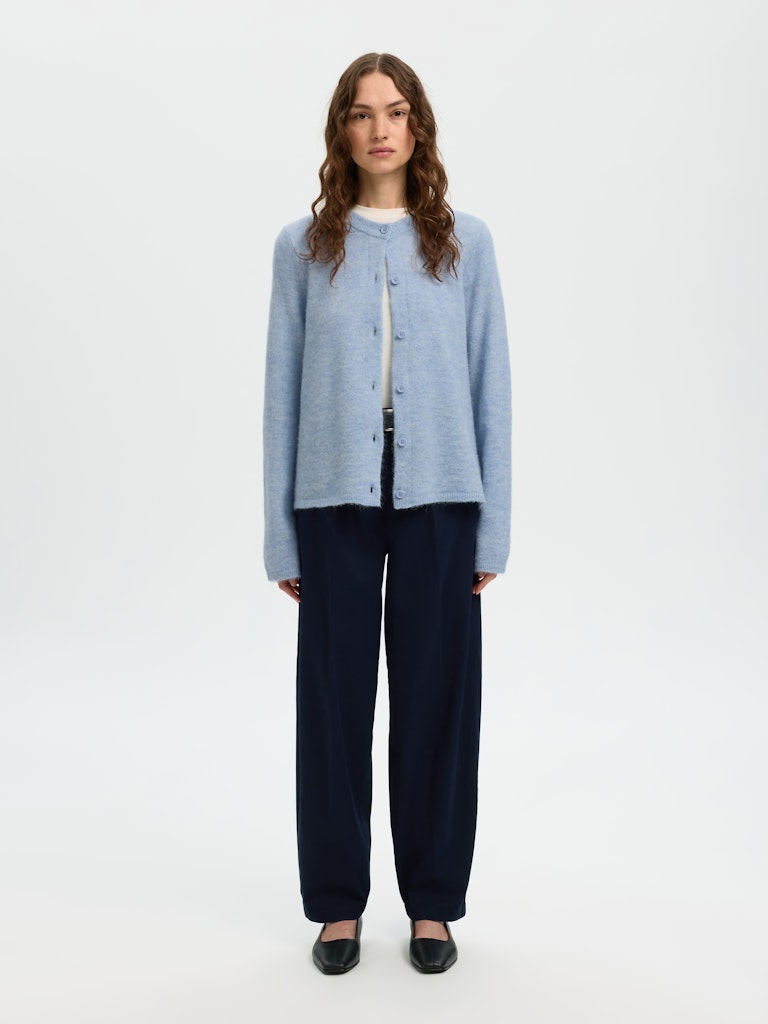 Selected Femme Damen Strickjacken Cashmere Blue/M