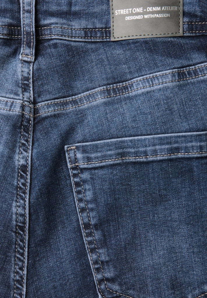 Street One Damen Hosen Dark Blue