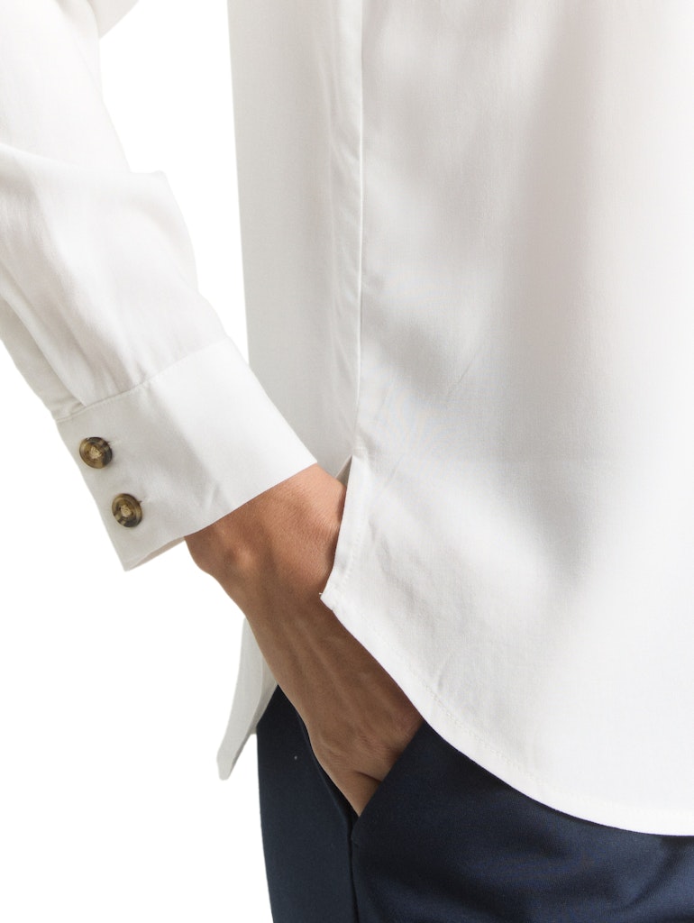 Tom Tailor Damen Blusen Whisper White