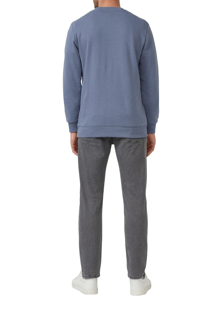 S. Oliver red Herren Sweatshirts Blue
