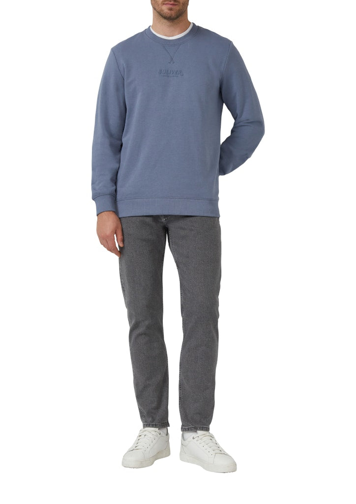 S. Oliver red Herren Sweatshirts Blue