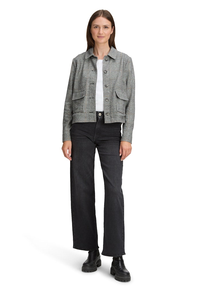 Betty & Co Damen Blazer Black/Camel