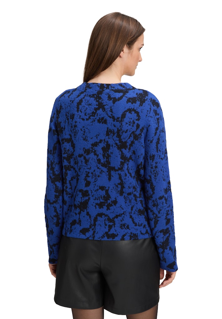 Betty & Co Damen Pullover Blue/Black