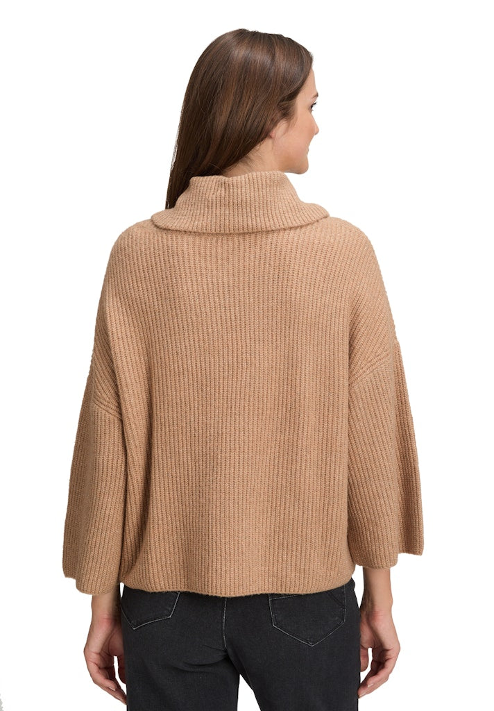Betty & Co Damen Pullover Camel Melange