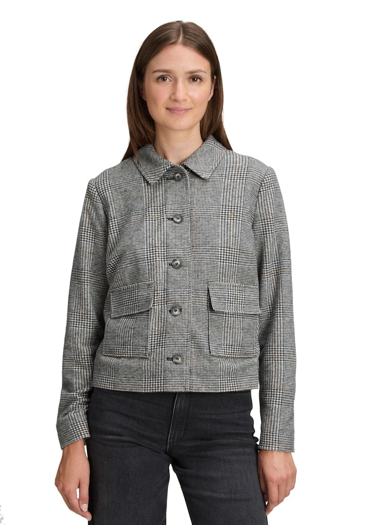 Betty & Co Damen Blazer Black/Camel