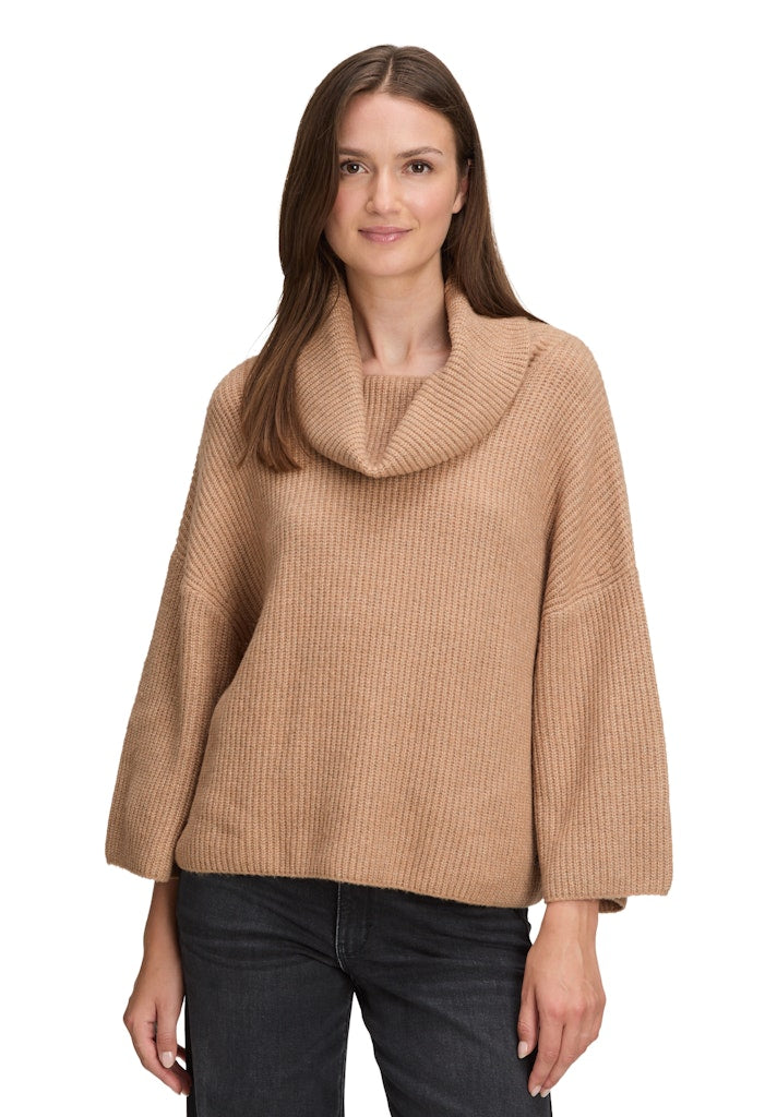 Betty & Co Damen Pullover Camel Melange