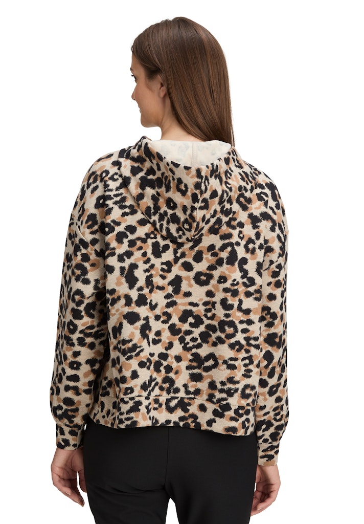 Betty & Co Damen Sweatshirts Beige/Black