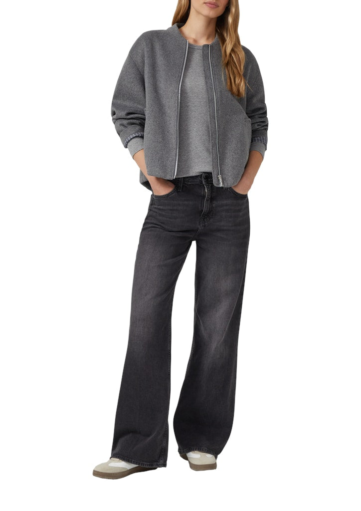 S. Oliver red Damen T-Shirts Grey/Black