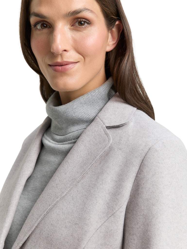 Tom Tailor Damen Blazer Medium Silver G