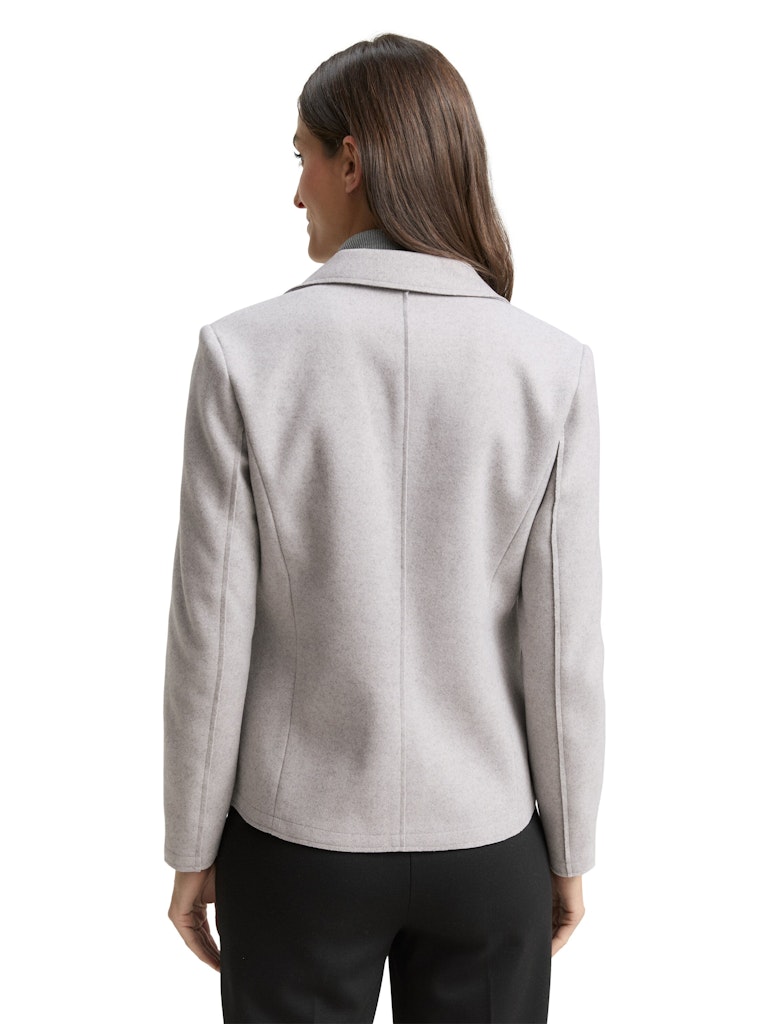 Tom Tailor Damen Blazer Medium Silver G