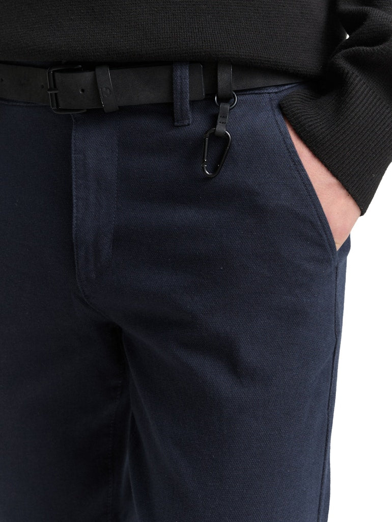 Tom Tailor denim Herren Hosen Navy Dobby Yarn