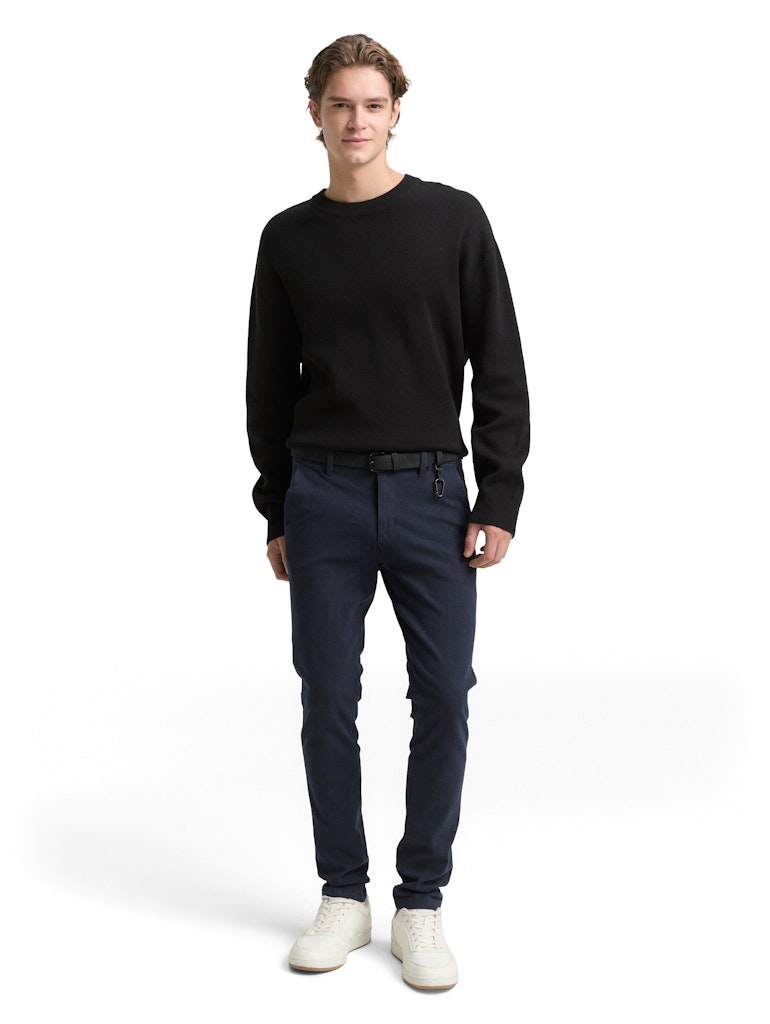 Tom Tailor denim Herren Hosen Navy Dobby Yarn