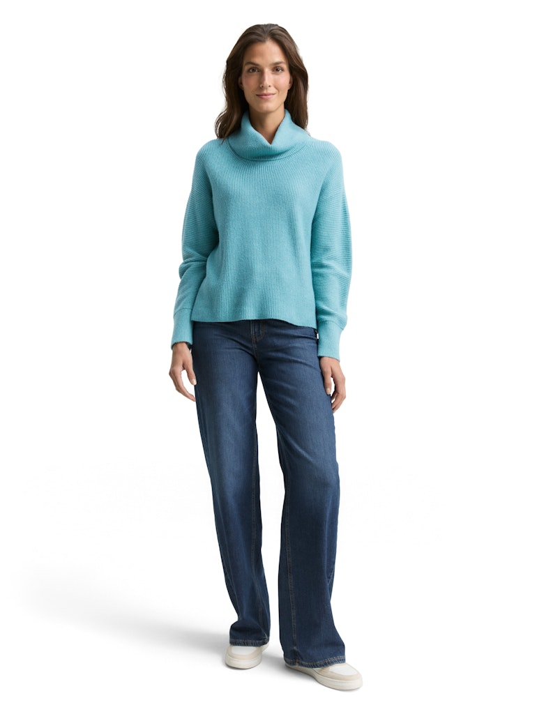 Tom Tailor Damen Pullover Tropical Teal M