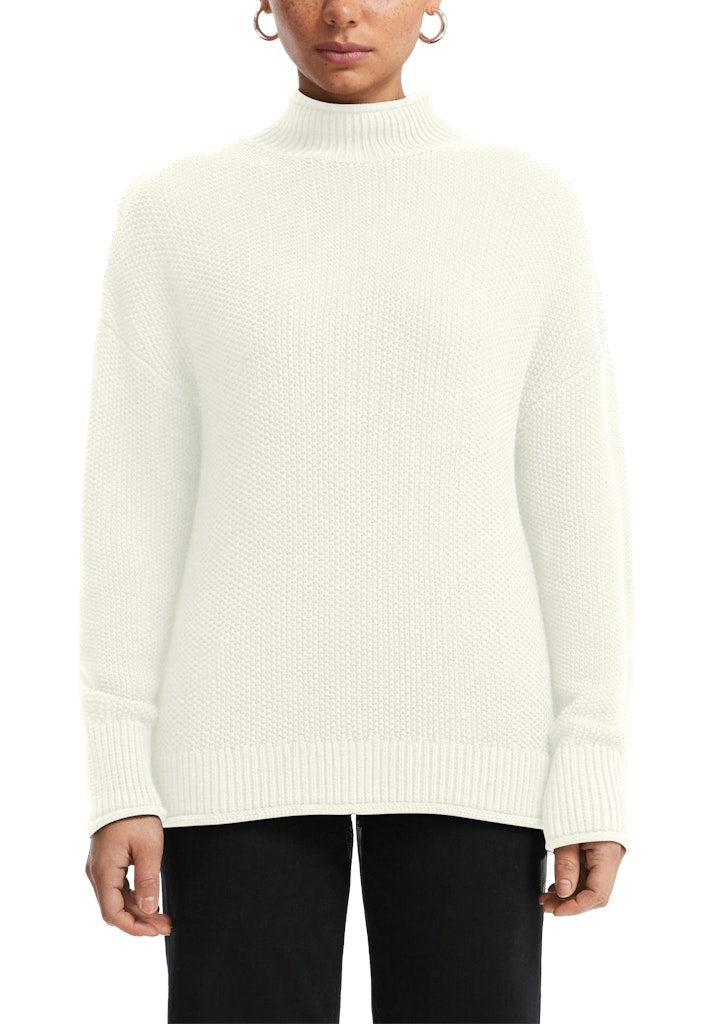 QS by S.Oliver Damen Pullover White