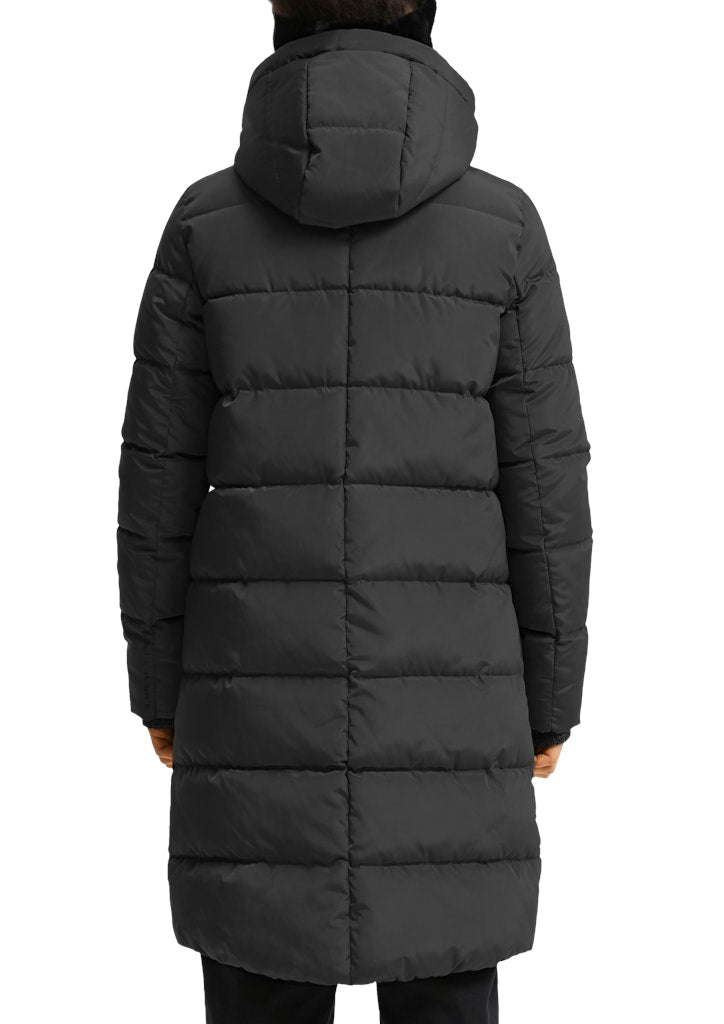 QS by S.Oliver Damen Mantel Grey/Black