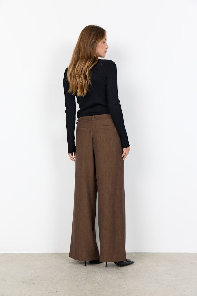 Soya Concept Damen Hosen Toffee Melange