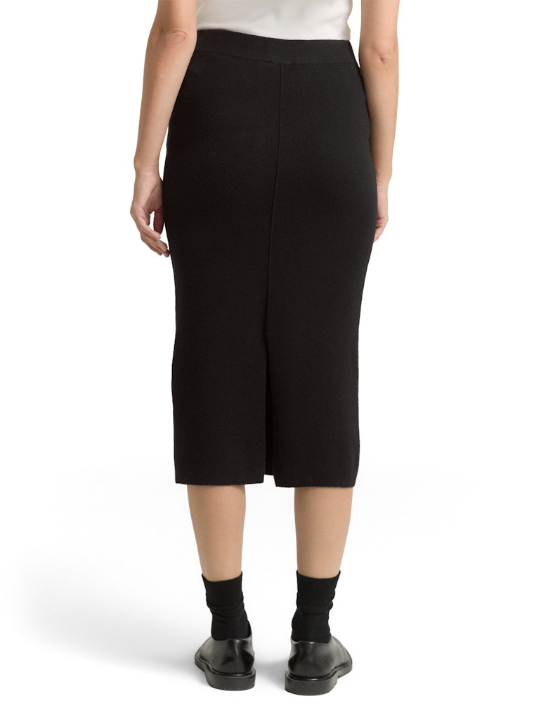 Tom Tailor Damen Rock Deep Black