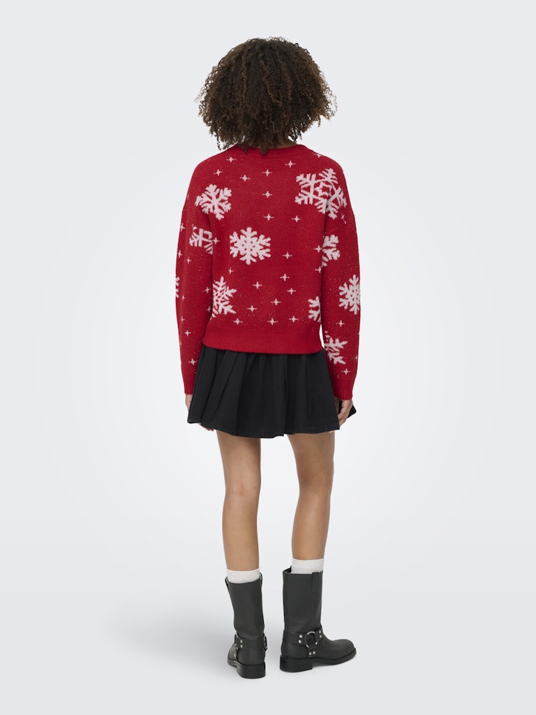 only Damen Pullover Salsa/Cloud Dan