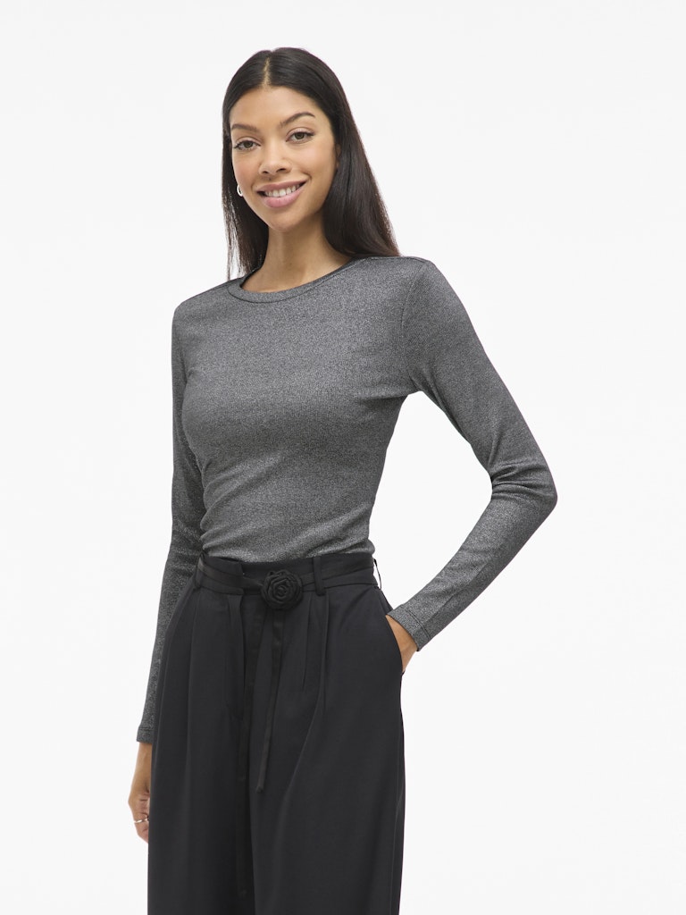 Vila Damen Tops Black Beauty/Si