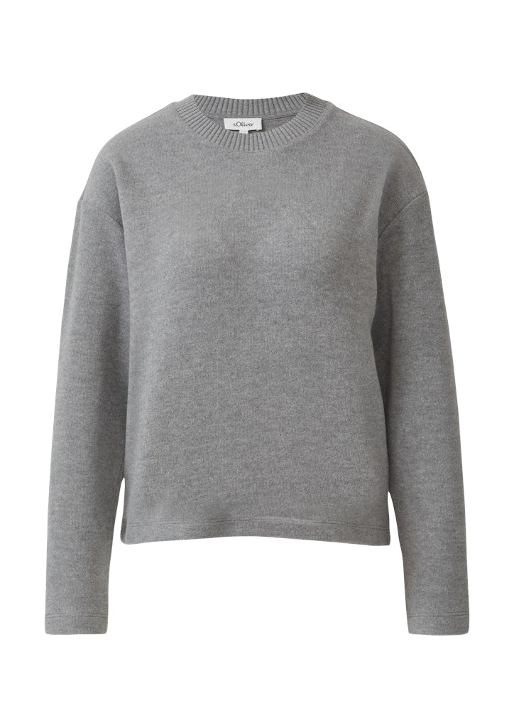S. Oliver red Damen Sweatshirts Grey/Black