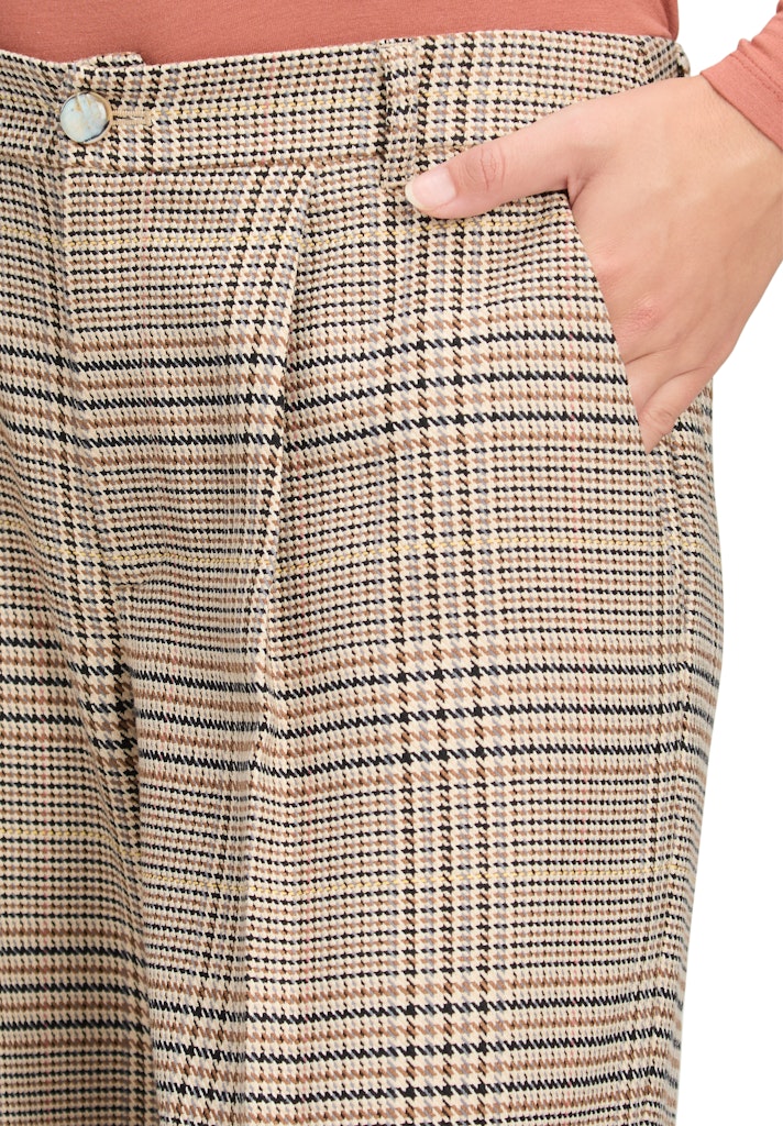 Cartoon Damen Hosen Brown/Rosé