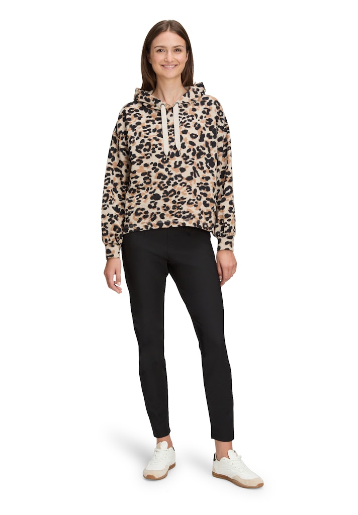 Betty & Co Damen Sweatshirts Beige/Black