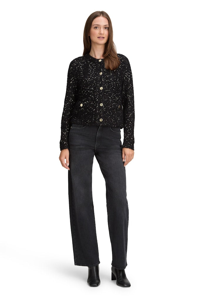 Betty & Co Damen Strickjacken Black