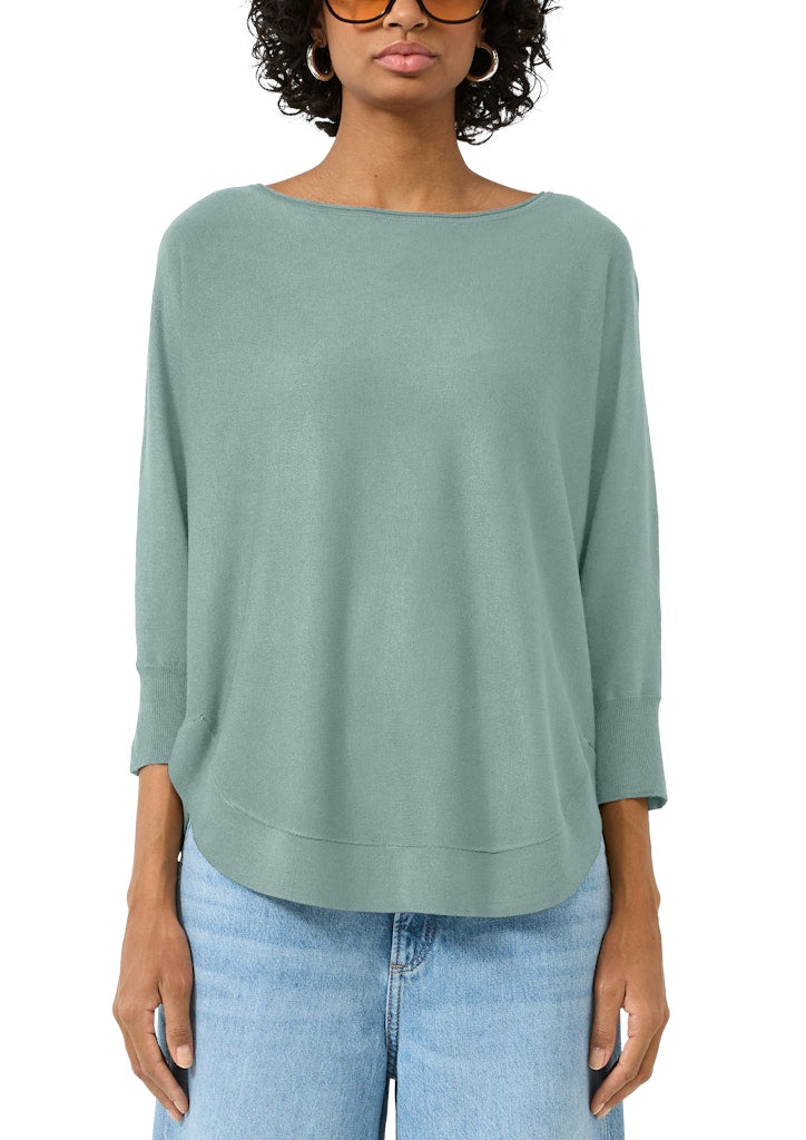 QS by S.Oliver Damen Pullover Blue Green