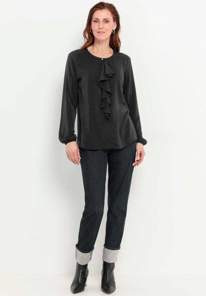 Bianca Damen Blusen Black