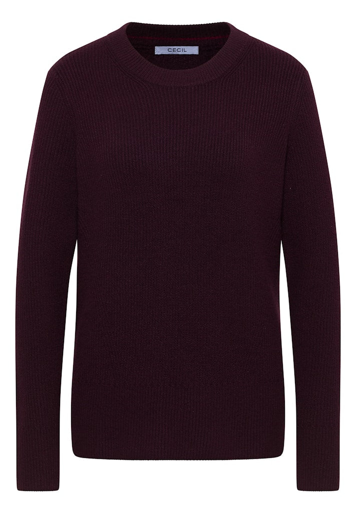 Cecil Damen Pullover  Eggplant