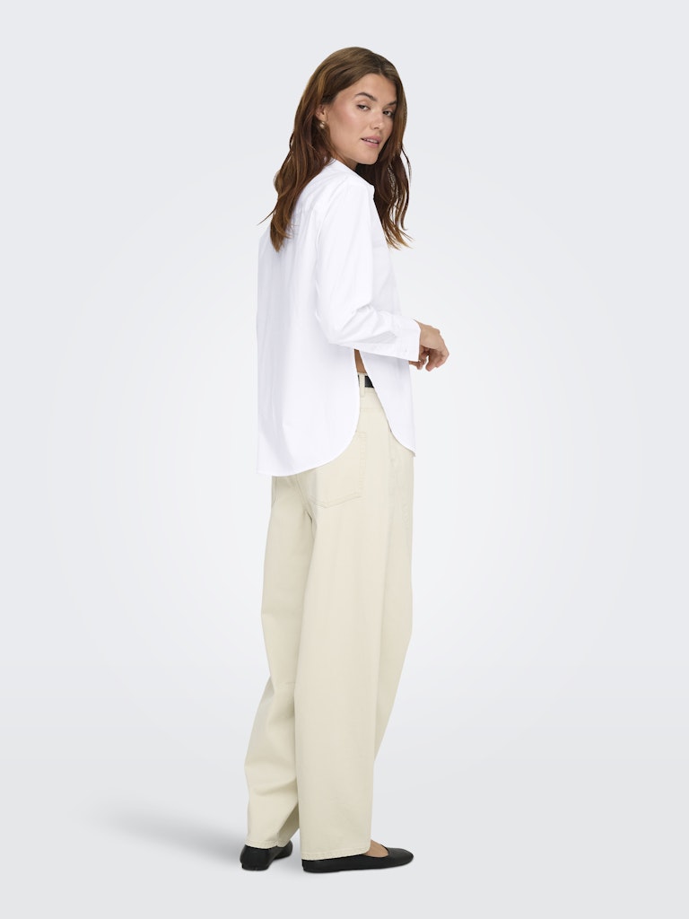 only Damen Blusen Bright White