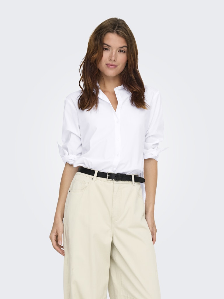 only Damen Blusen Bright White