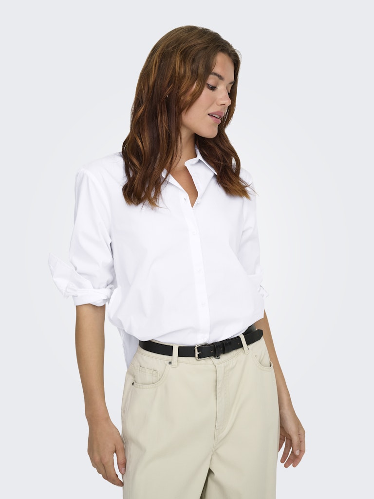 only Damen Blusen Bright White