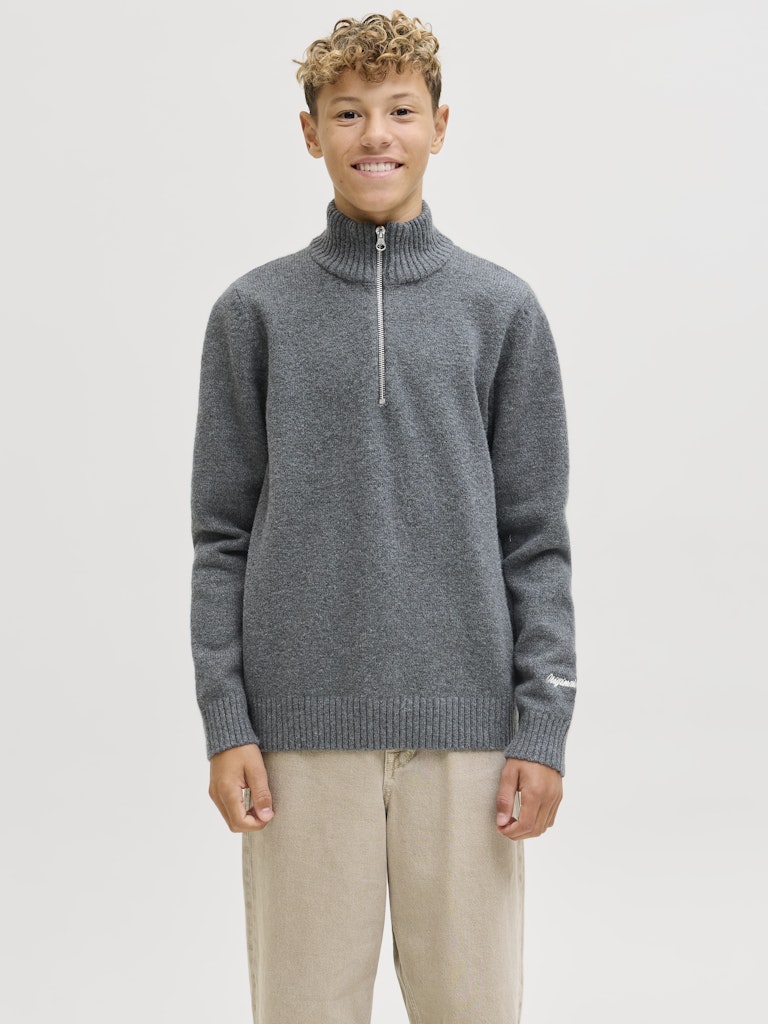 Jack & Jones Jungen Pullover & Strickjacken Dark Grey Melan