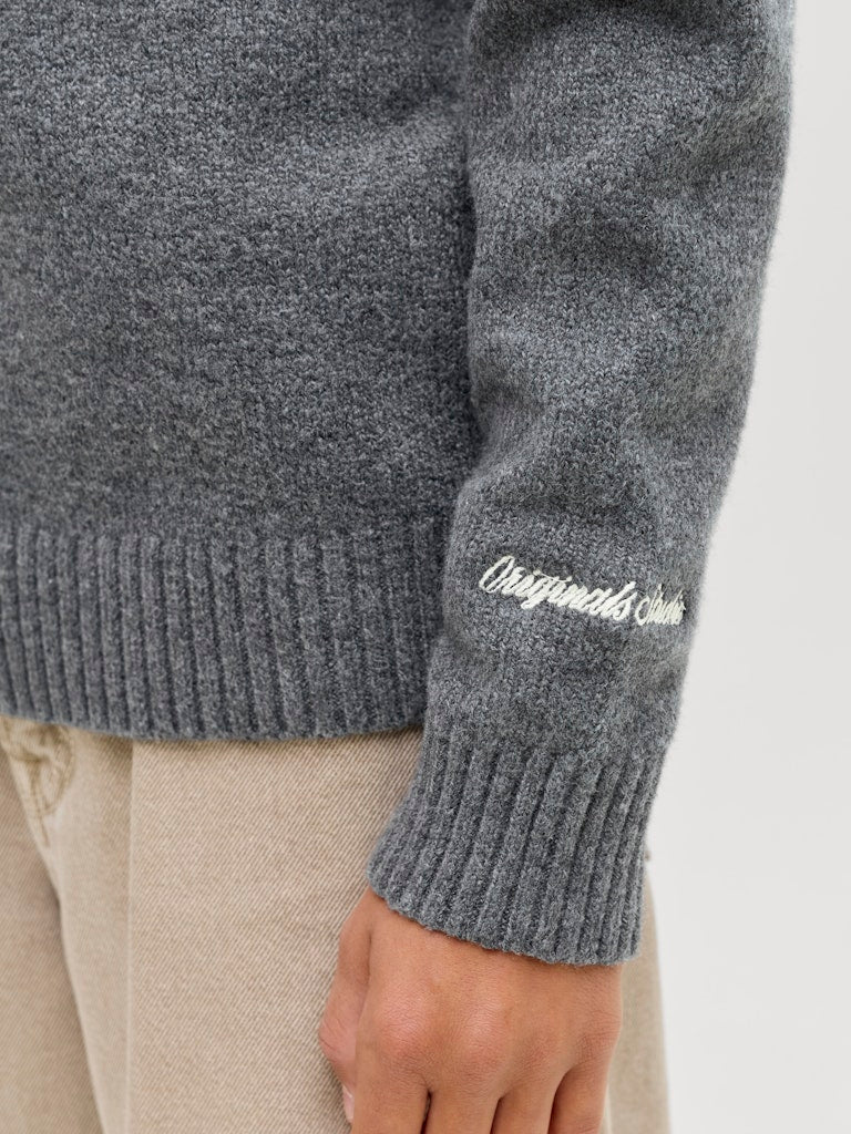 Jack & Jones Jungen Pullover & Strickjacken Dark Grey Melan