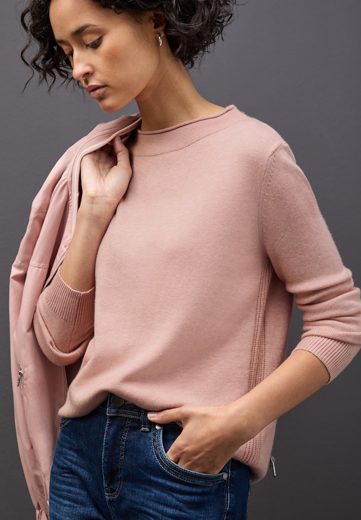 Street One Damen Pullover  Faded Ros