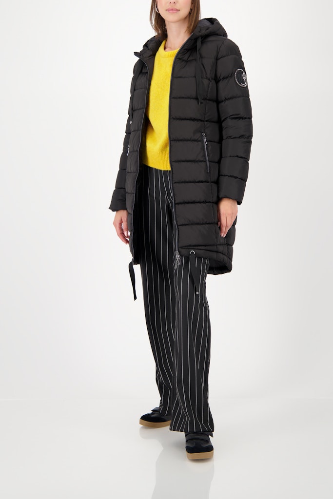 Monari Damen Mantel Schwarz