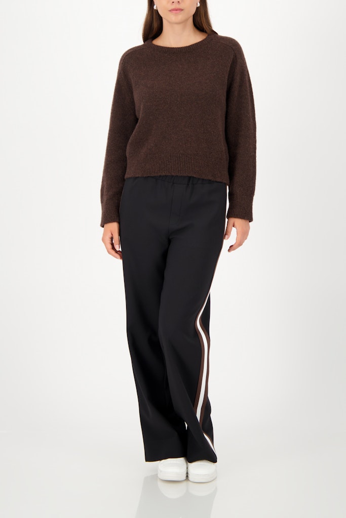 Monari Damen Hosen  Schwarz