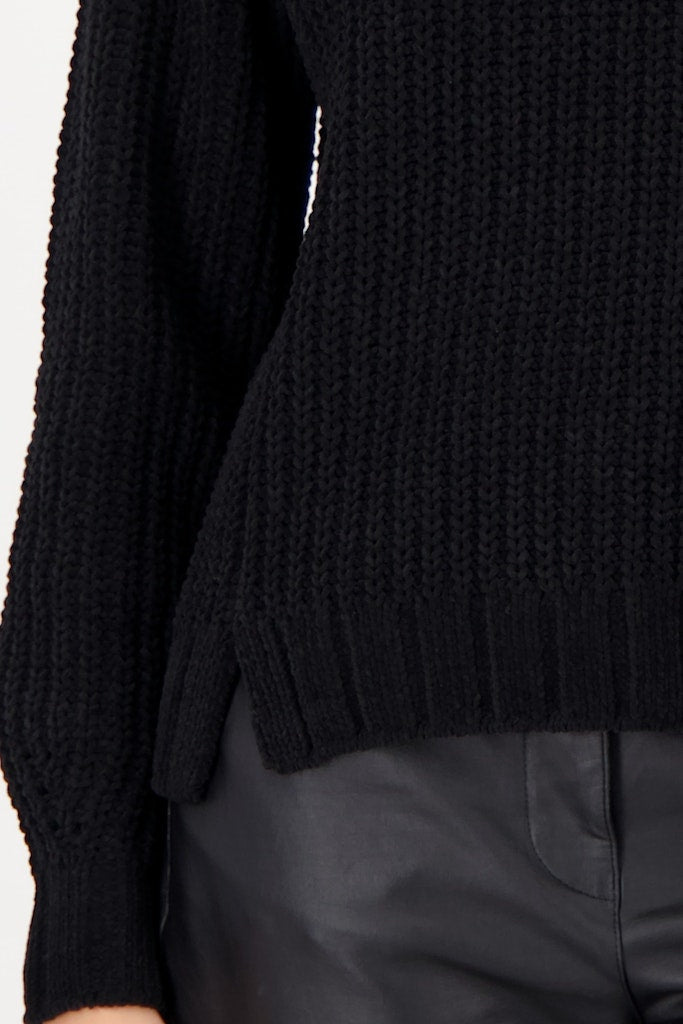 Monari Damen Pullover Schwarz