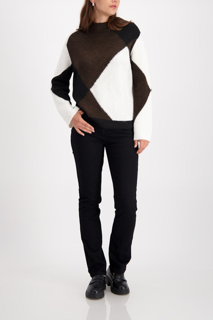 Monari Damen Pullover  Brownie
