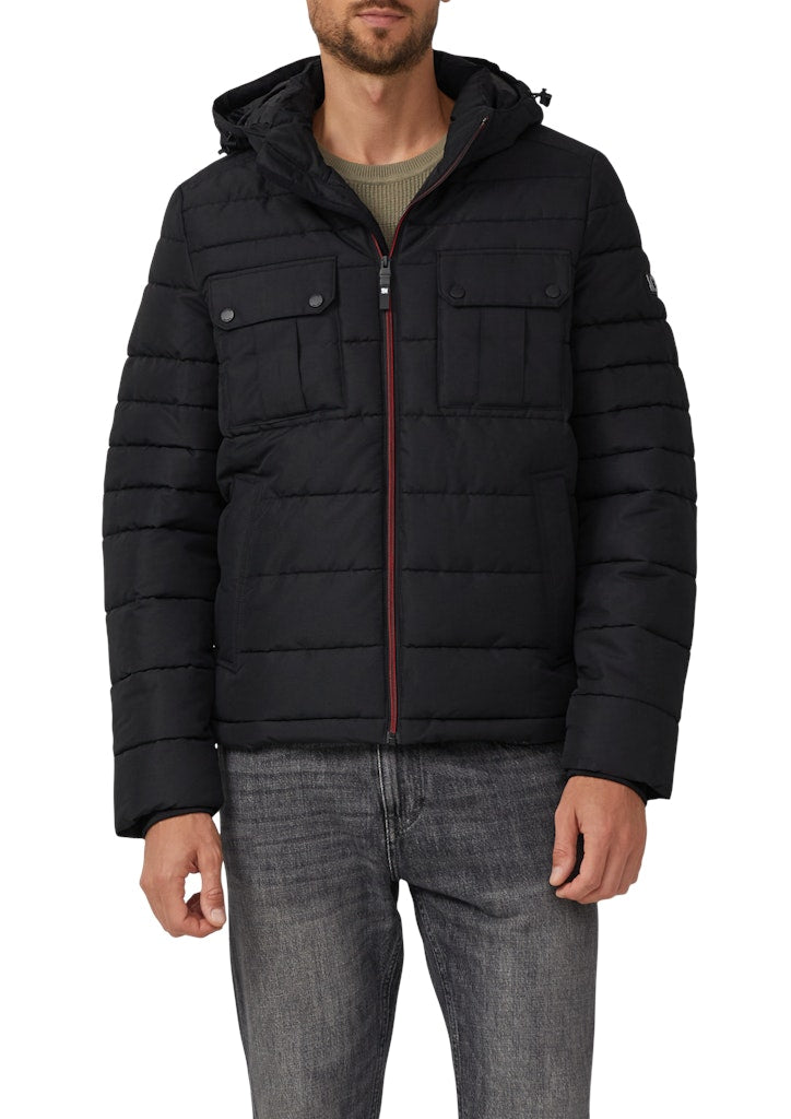 S. Oliver red Herren Jacken Grey/Black
