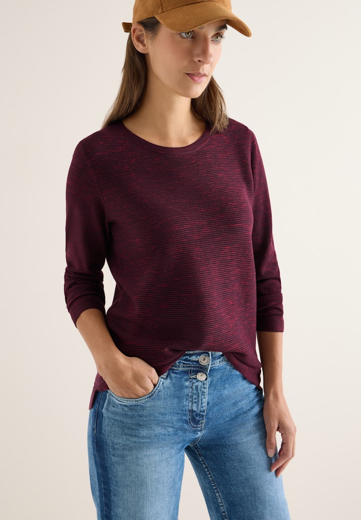Cecil Damen Pullover Eggplant