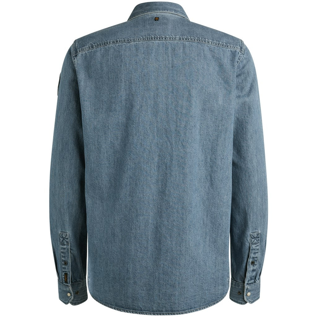 PME Herren Hemden Denim Blue