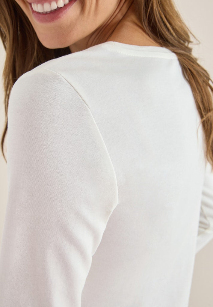 Cecil Damen T-Shirts  Vanilla W