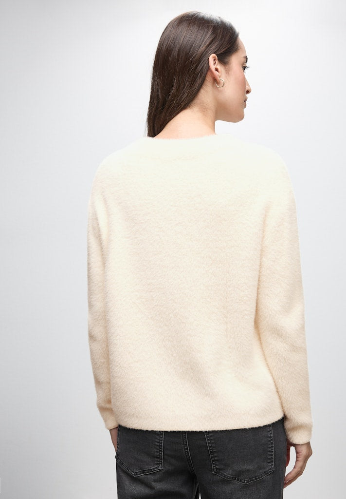 Street One Damen Pullover  Soft Beig