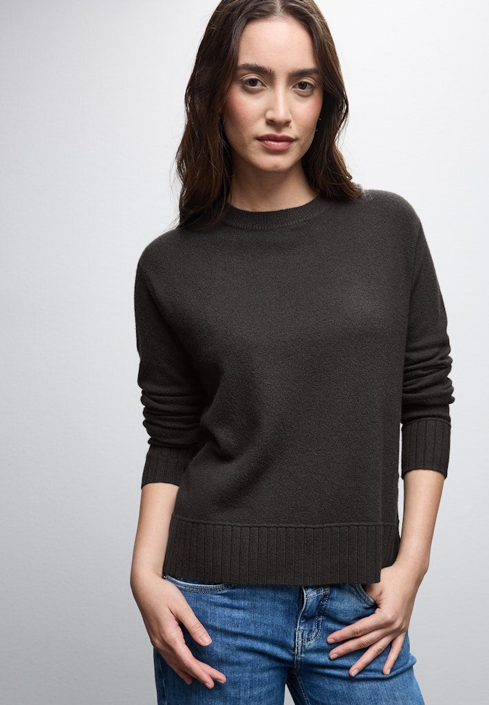 Street One Damen Pullover  Darkest B