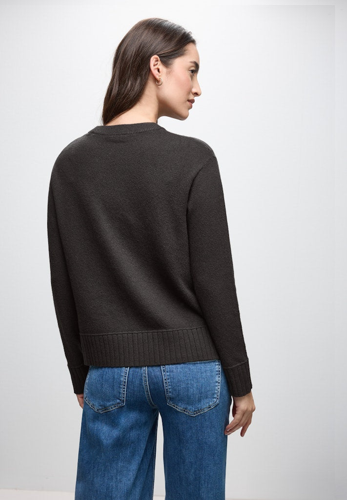 Street One Damen Pullover  Darkest B
