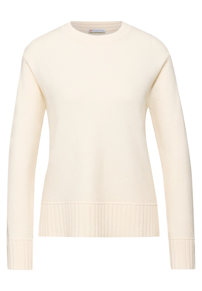 Street One Damen Pullover  Soft Beig