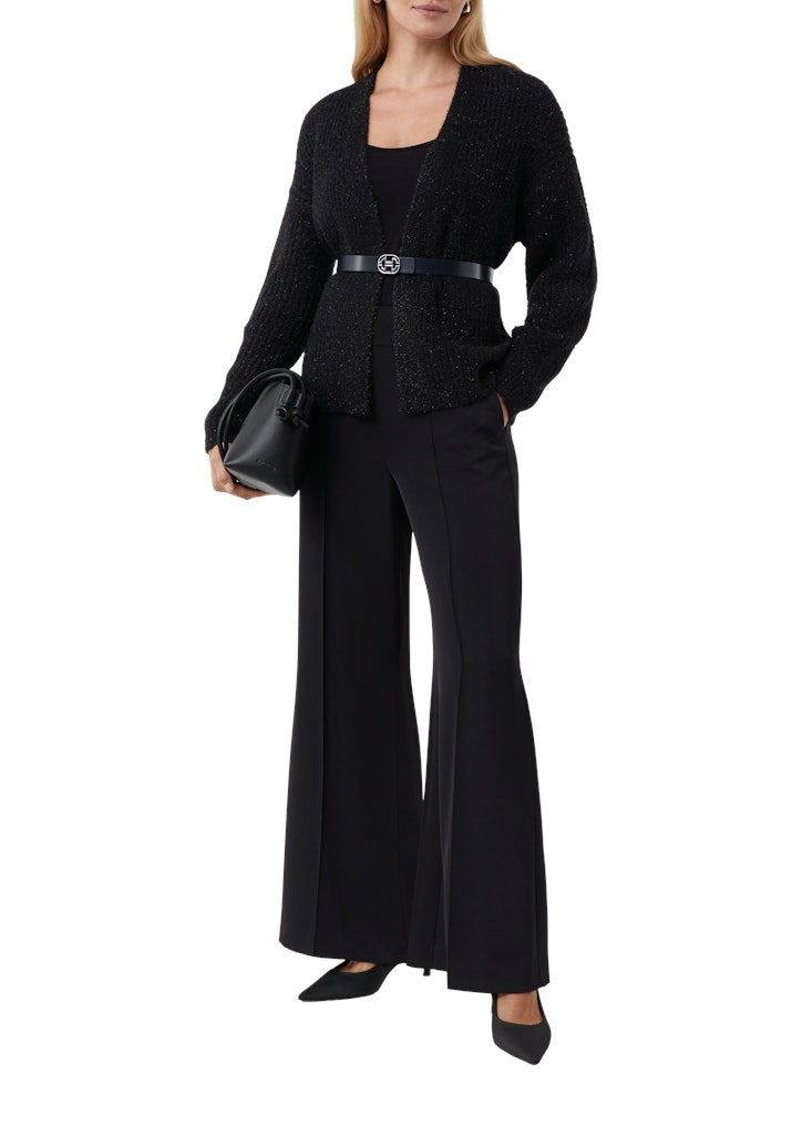 Comma Damen Strickjacken Grey/Black